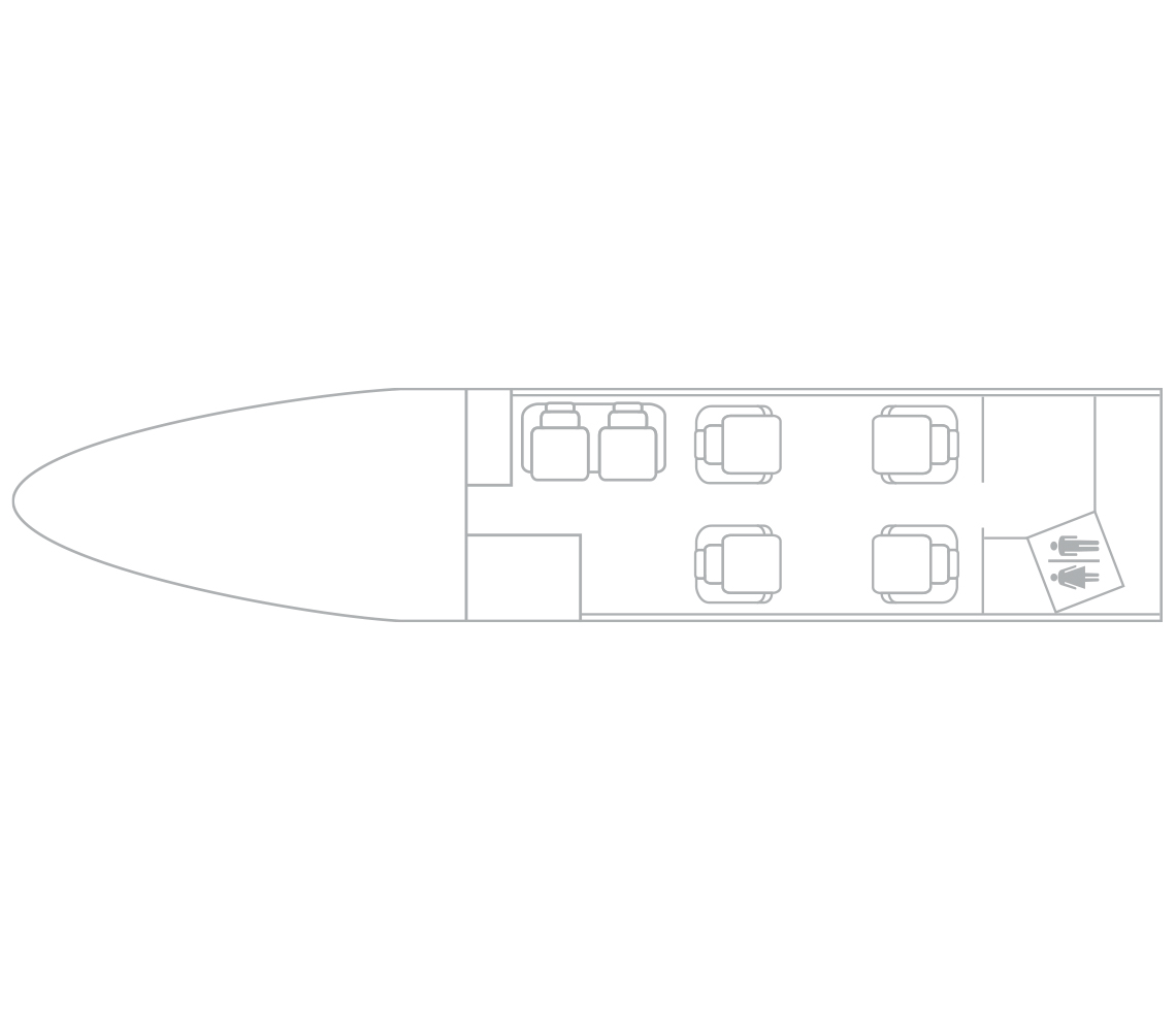 Nextant 400XT interior specifications