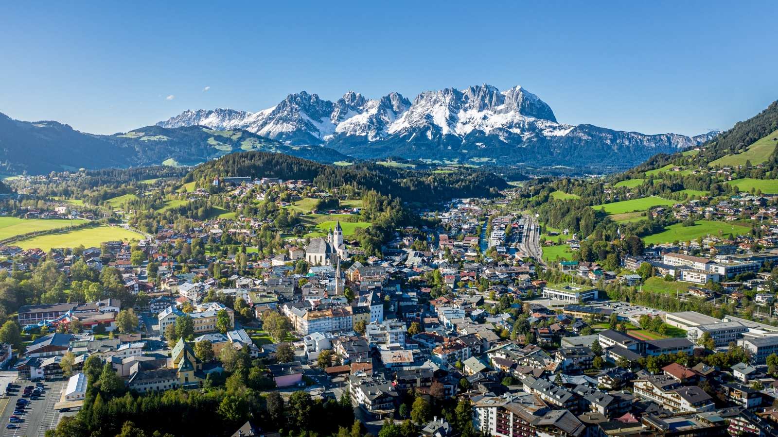 Innsbruck Airport Kitzbuhel Austria Aerial View